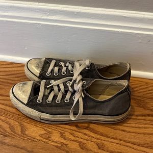 Distressed Gray Converses